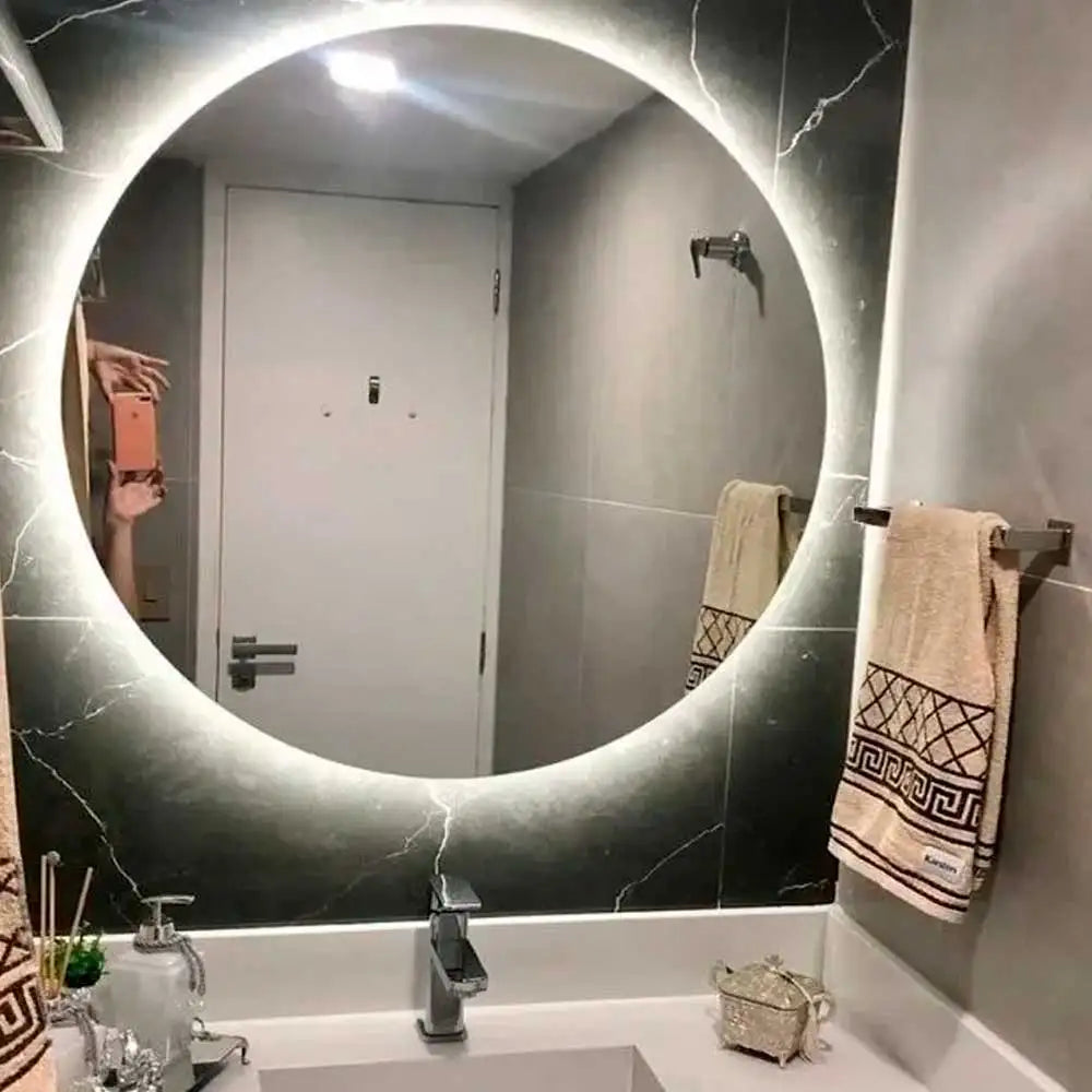 Miroir décoratif suspendu à LED pour être la plus élégante
