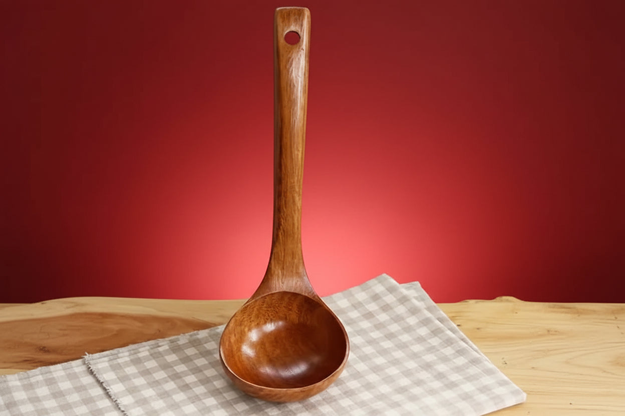 Ensemble de deux Cuillères de cuisine en bois