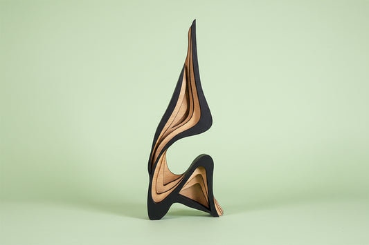 Art déco en bois tridimensionnel