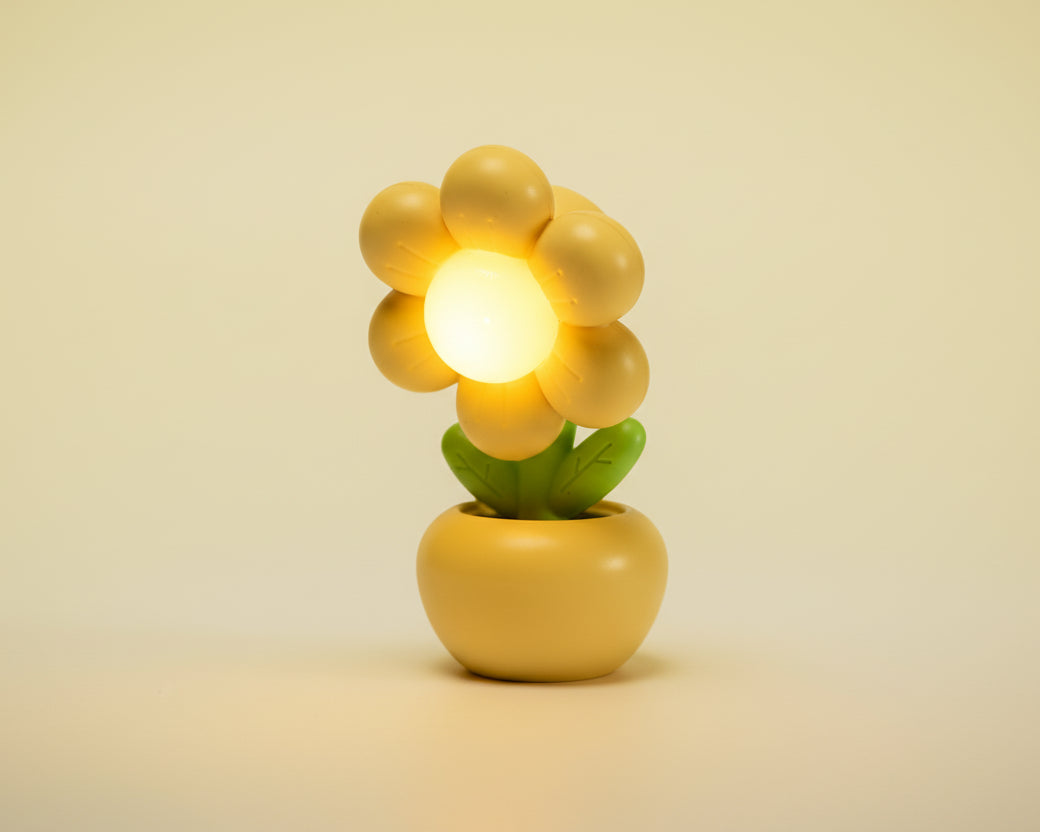 Une veilleuse florale