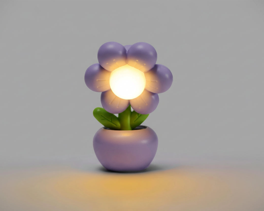 Une veilleuse florale