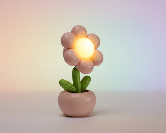 Une veilleuse florale