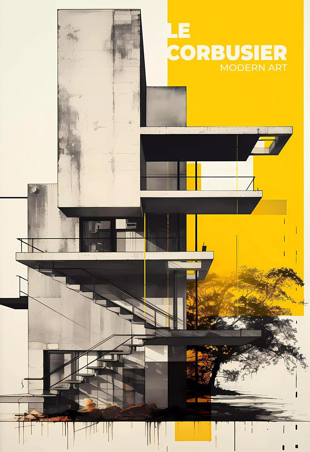 Peinture d'architecture et courant moderne pour donner du style