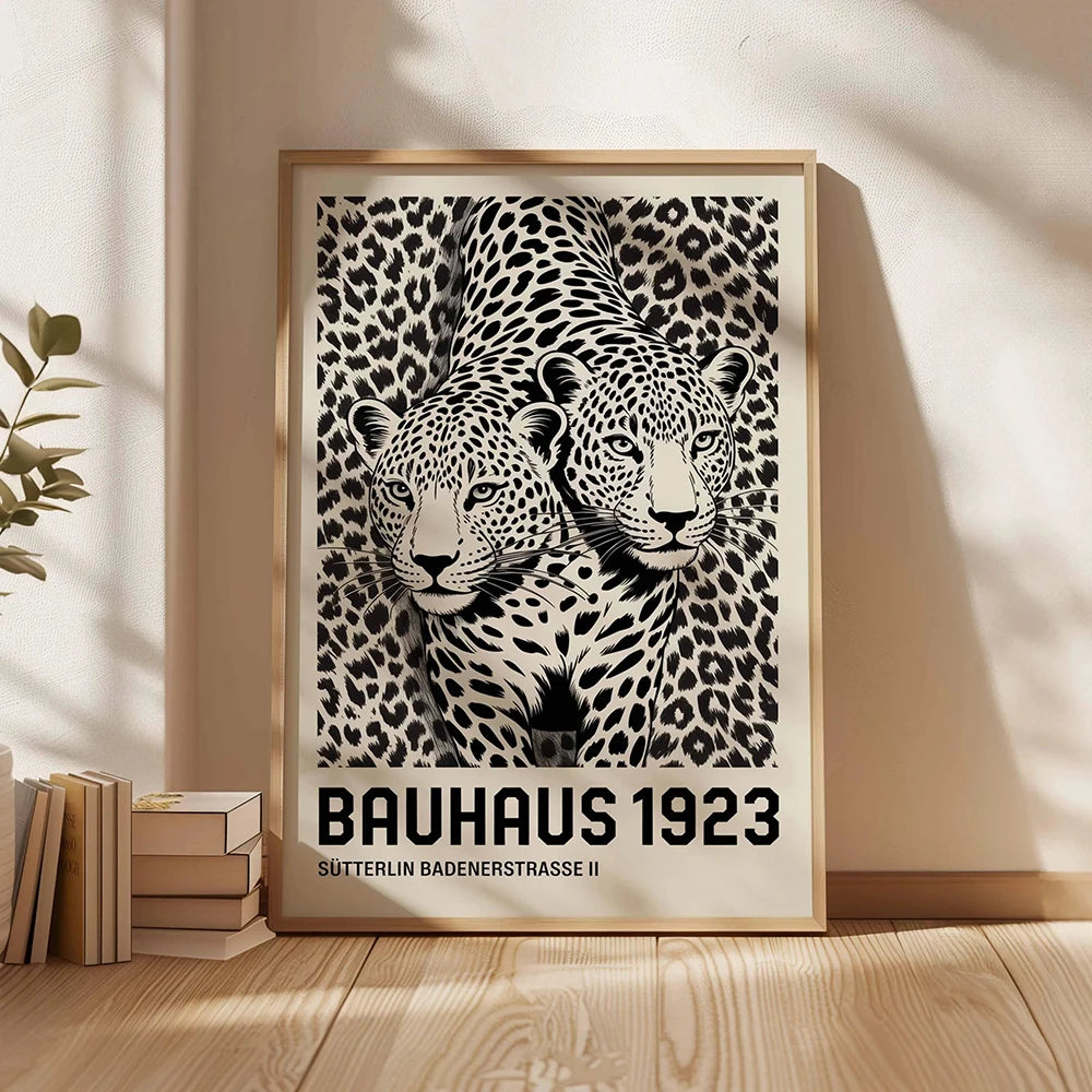 Affiche Art abstrait Mouvence BAUHAUS