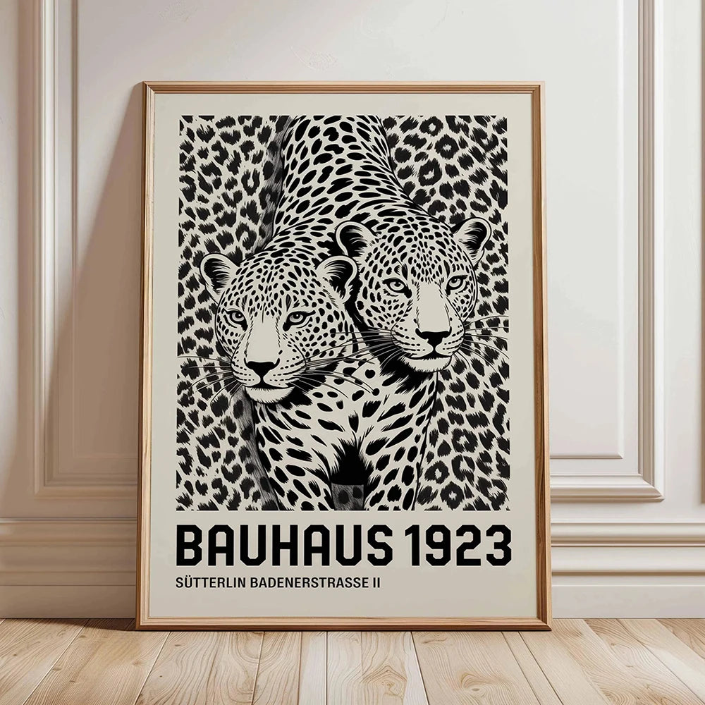 Affiche Art abstrait Mouvence BAUHAUS