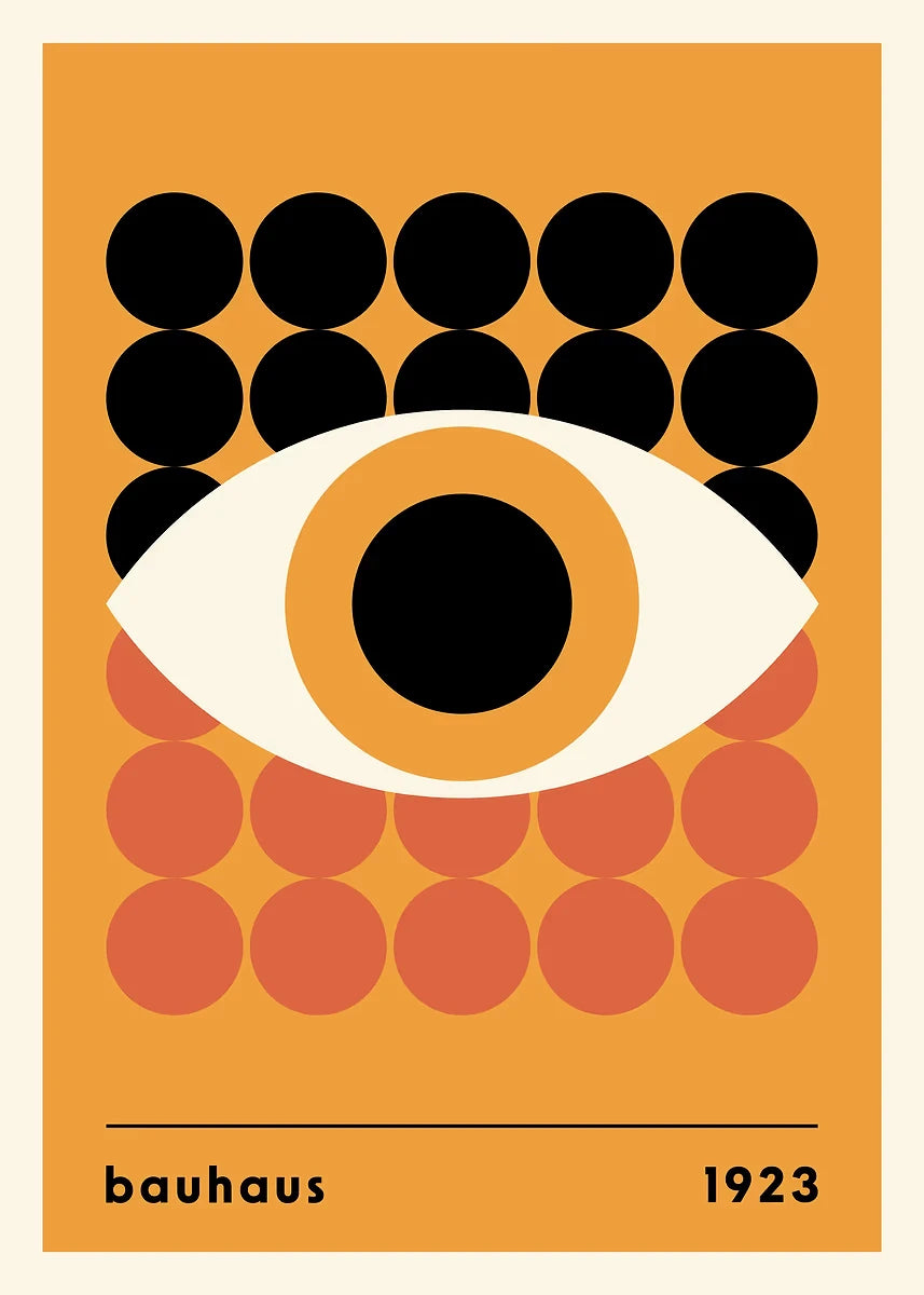 Affiche Art abstrait Mouvence BAUHAUS