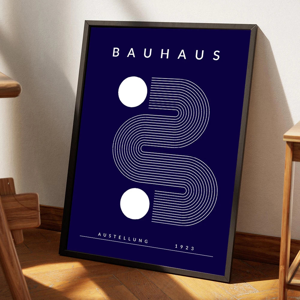 Affiche Art abstrait Mouvence BAUHAUS