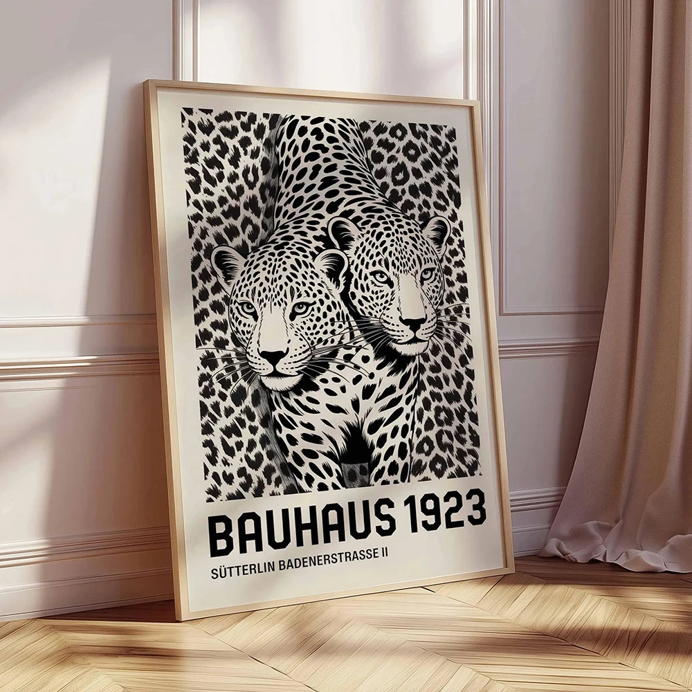 Affiche Art abstrait Mouvence BAUHAUS