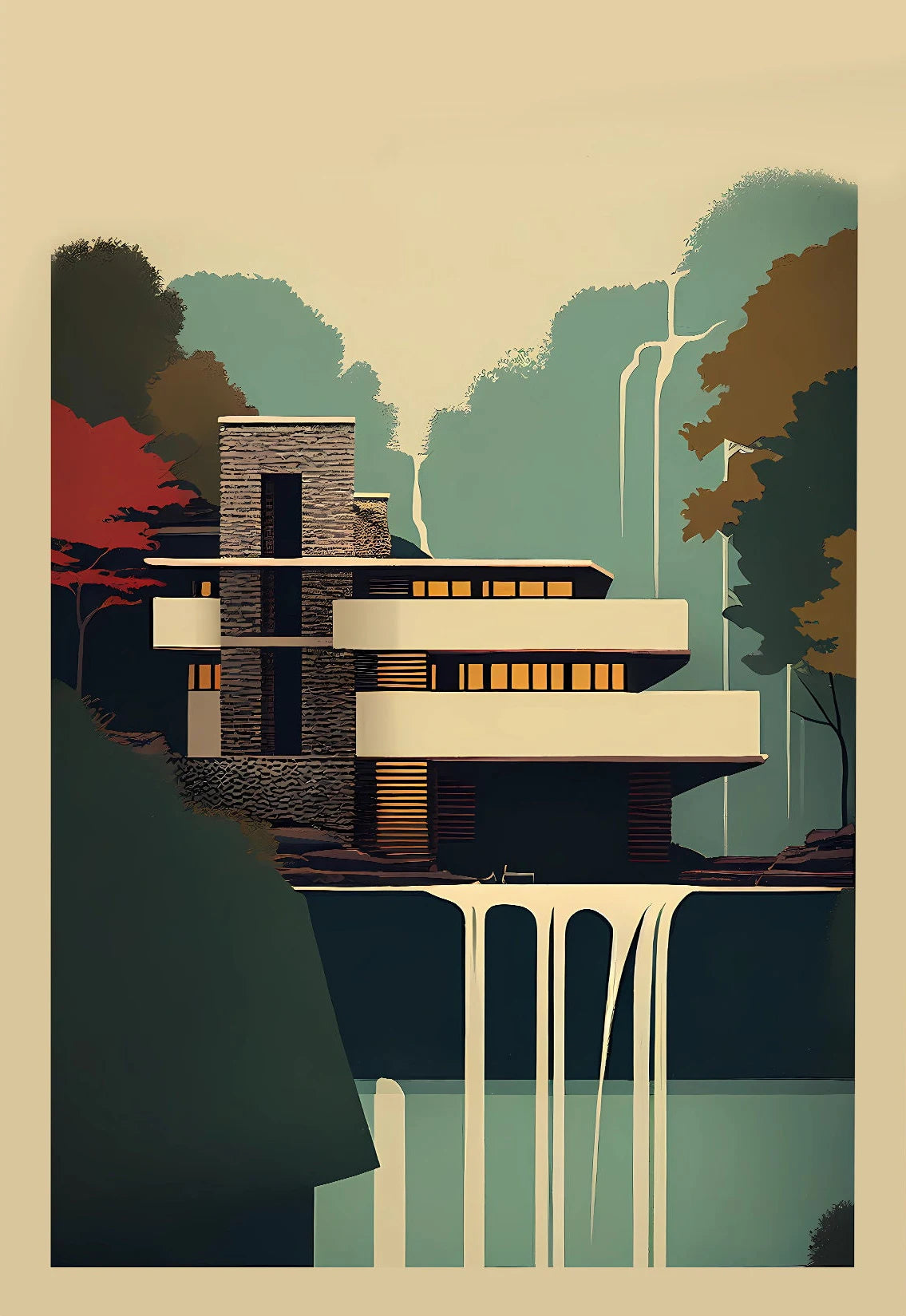 Peinture d'architecture et courant moderne pour donner du style
