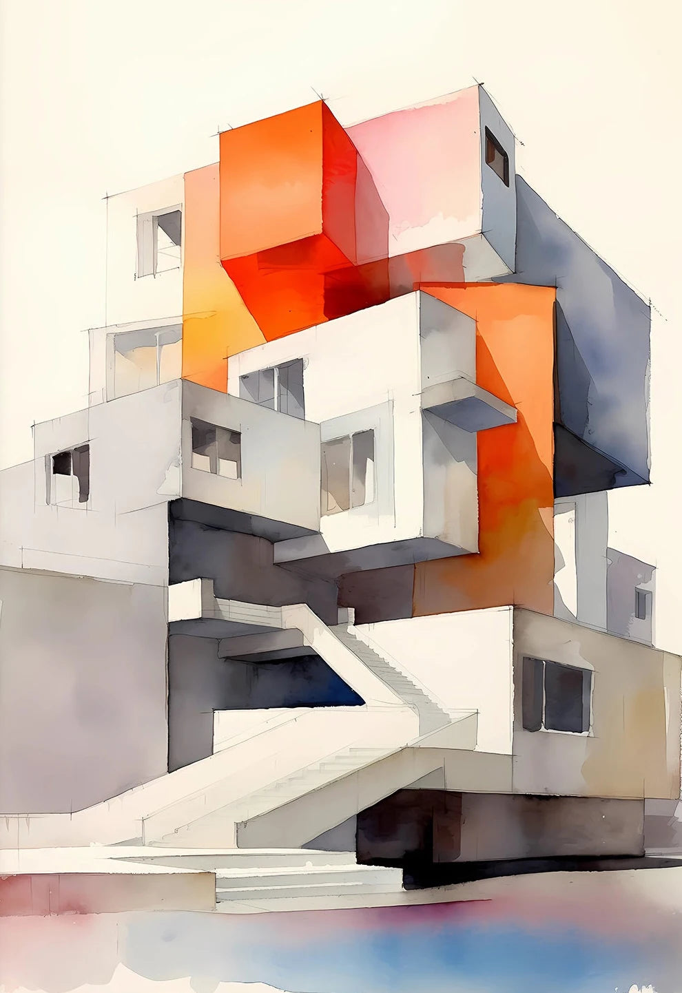 Peinture d'architecture et courant moderne pour donner du style