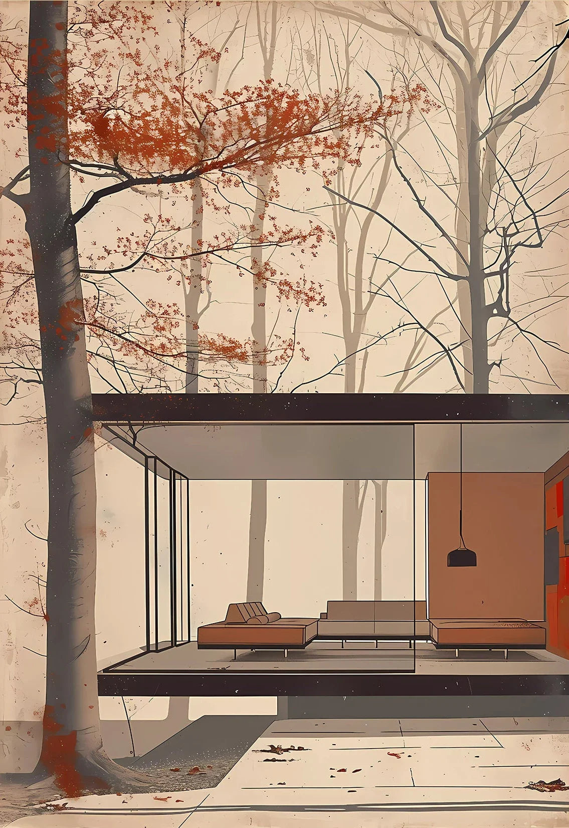 Peinture d'architecture et courant moderne pour donner du style