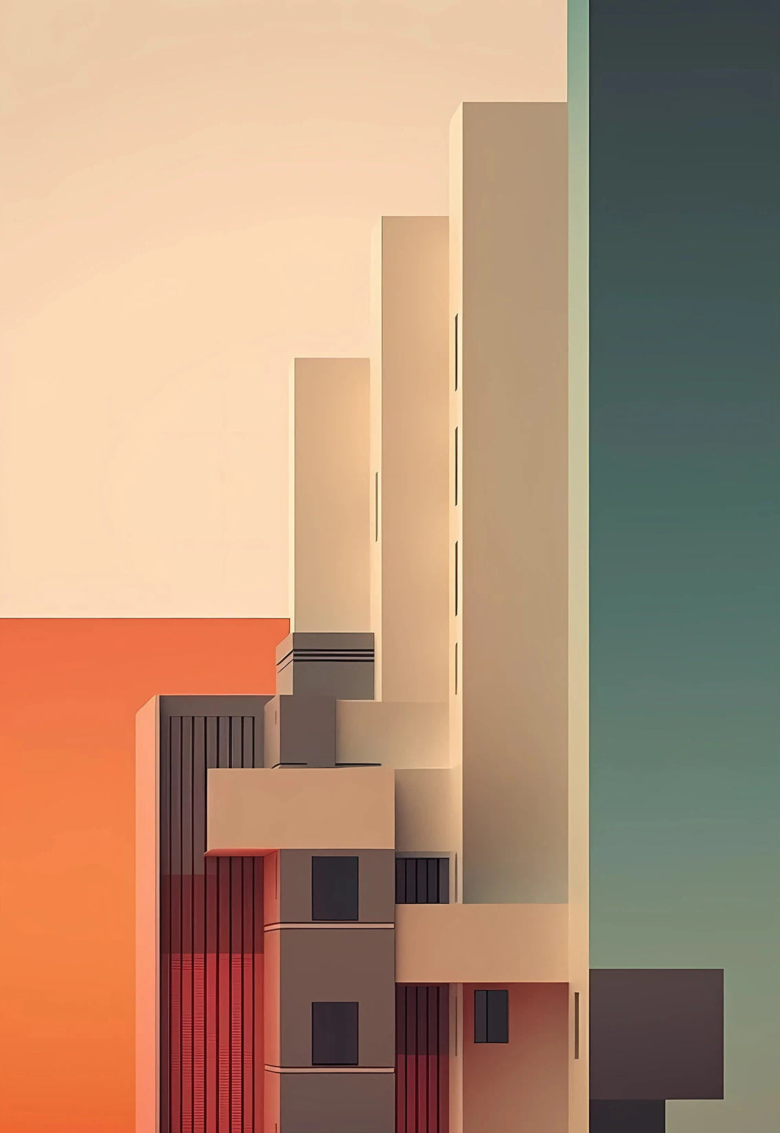 Peinture d'architecture et courant moderne pour donner du style
