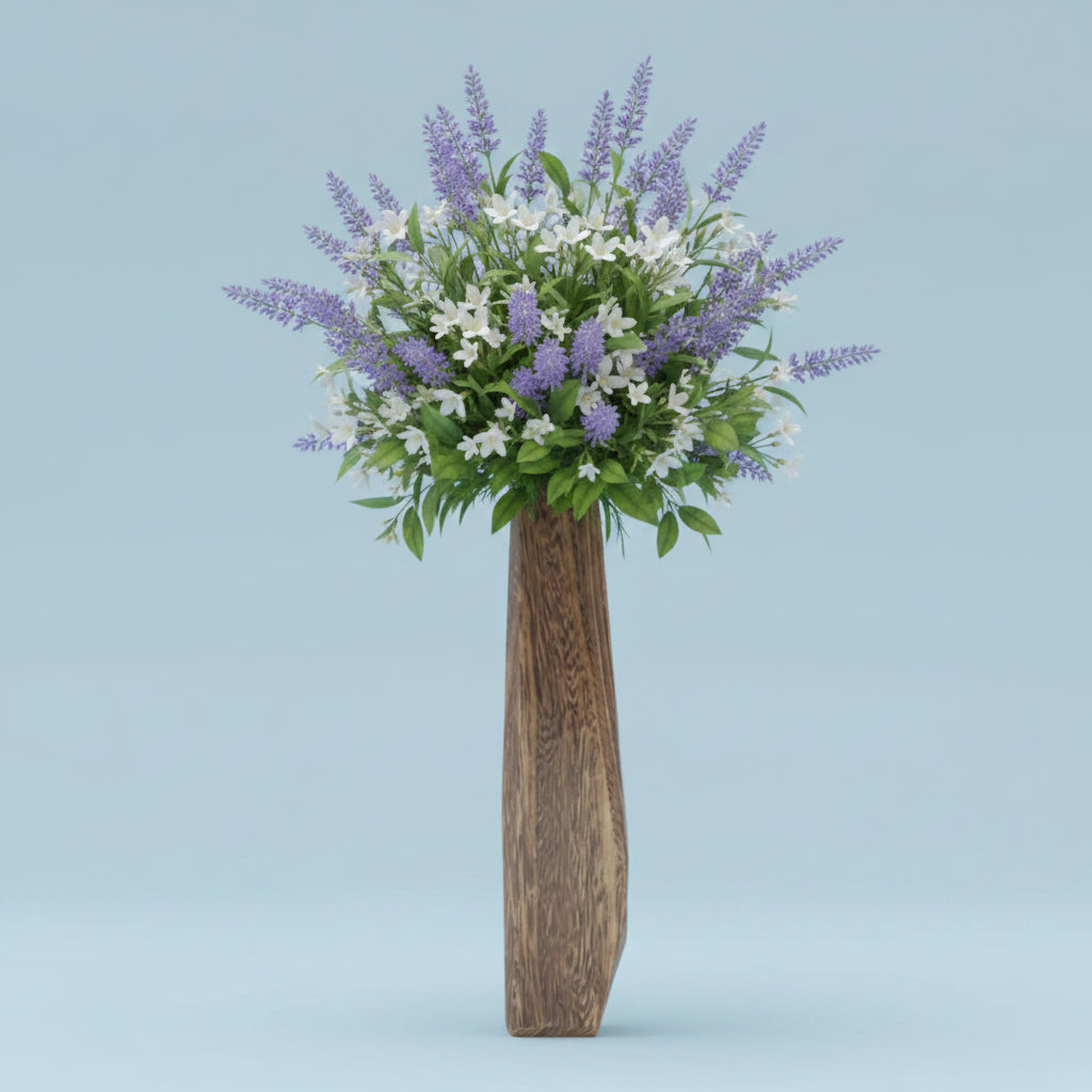 Vase en bois élégant pour un esprit nature