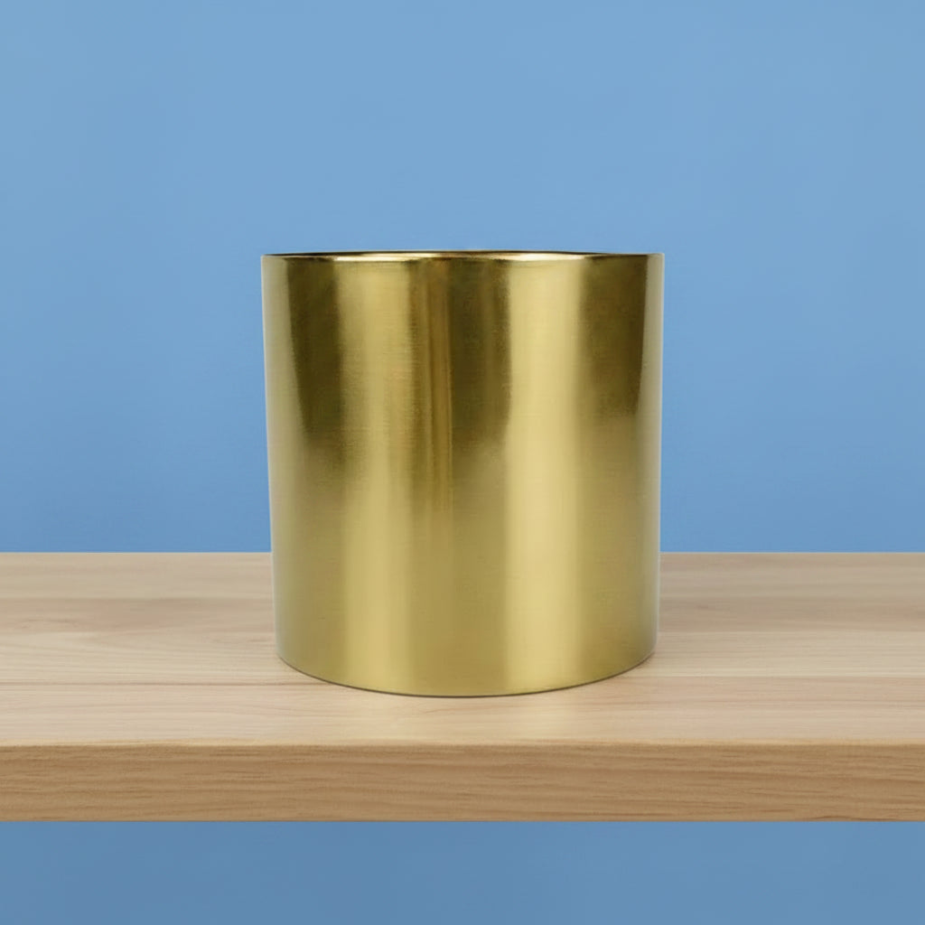 Vase cylindrique Or