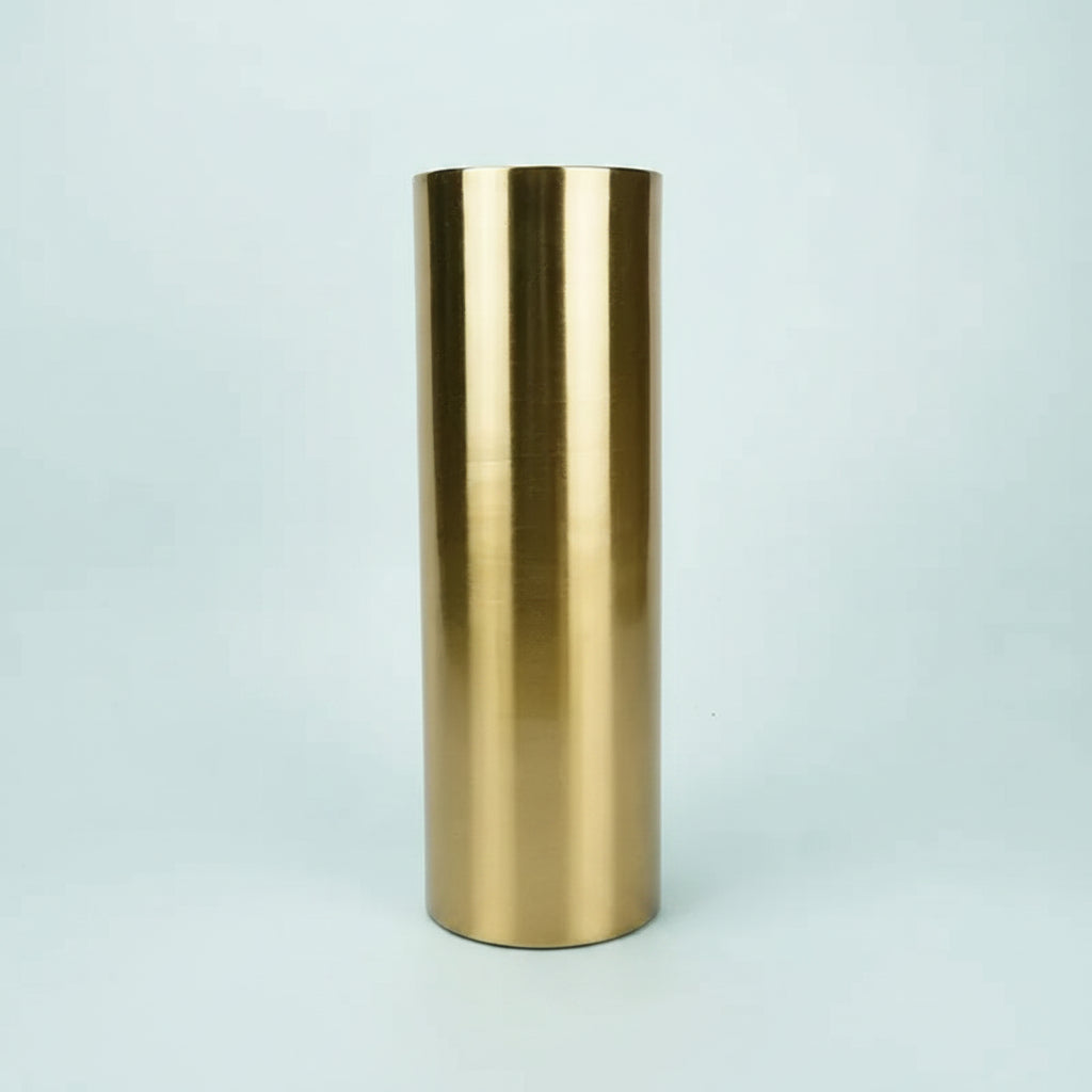Vase cylindrique Or