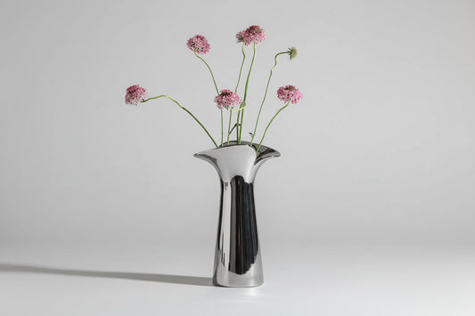 vase couleur chrome art déco
